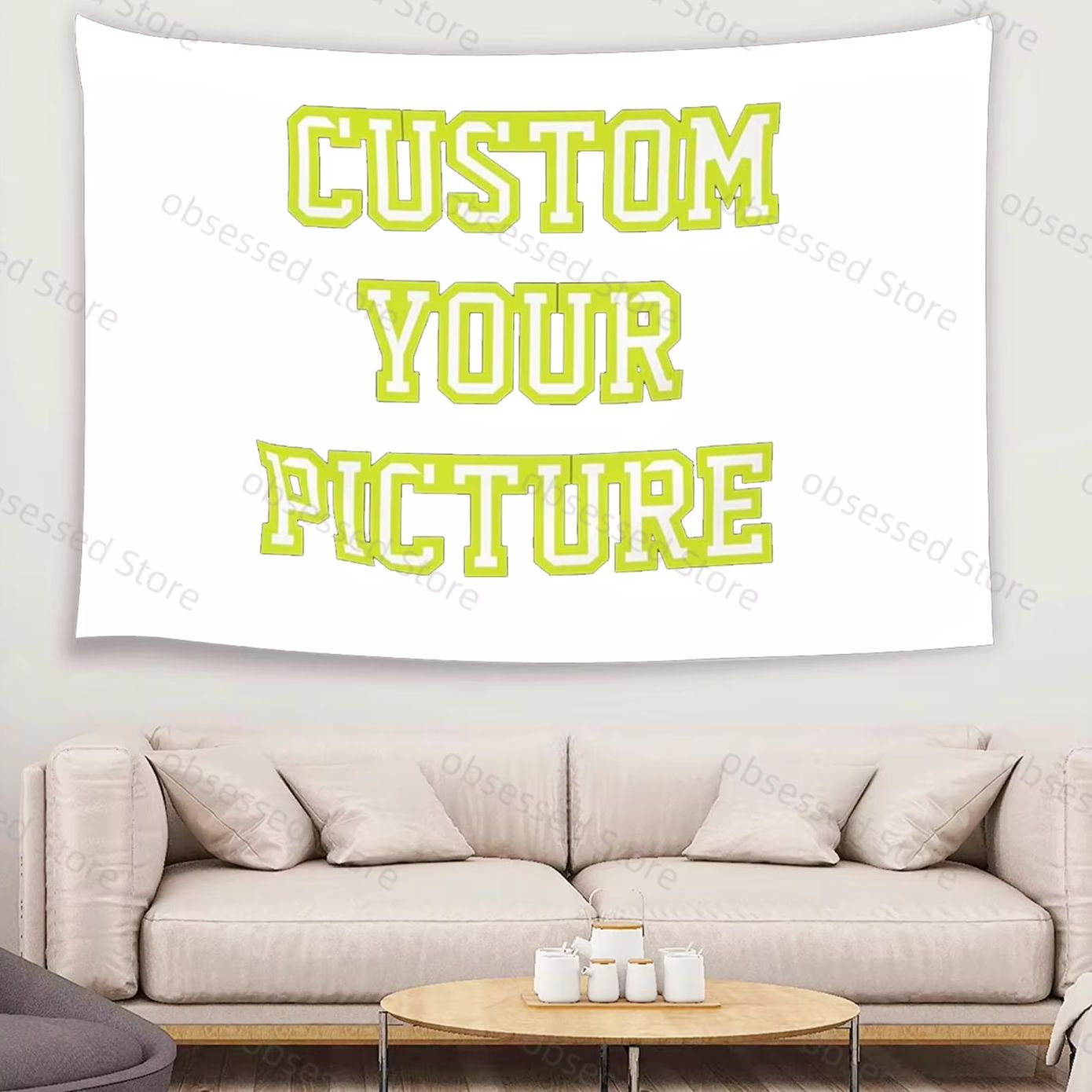 Your Home Textiles - Resimleriniz için Özel Goblen Baskısı, Oda