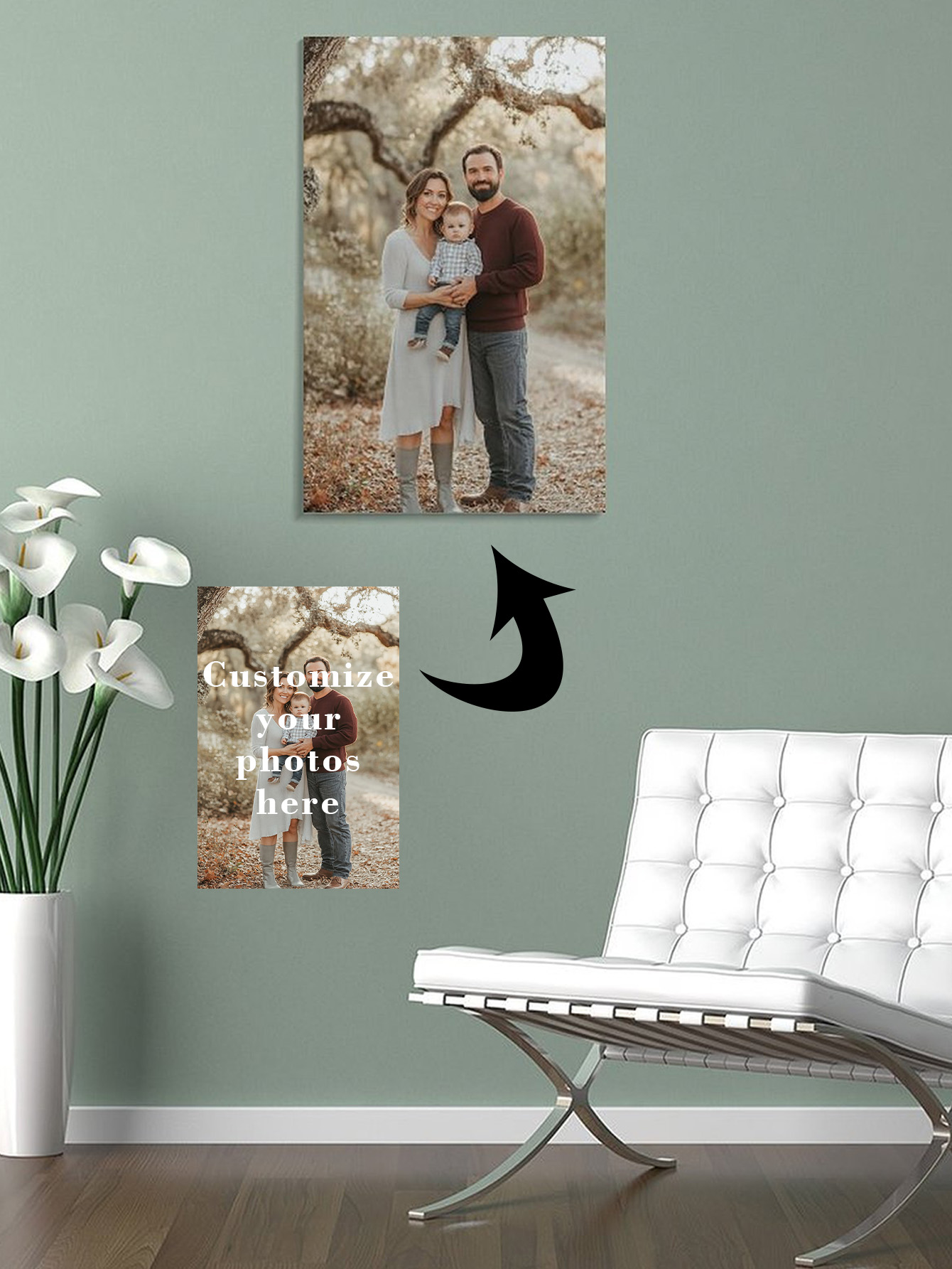 Your Home Textiles - Kişiselleştirilmiş Kanvas Tablo (sadece çerçevesiz tablo)