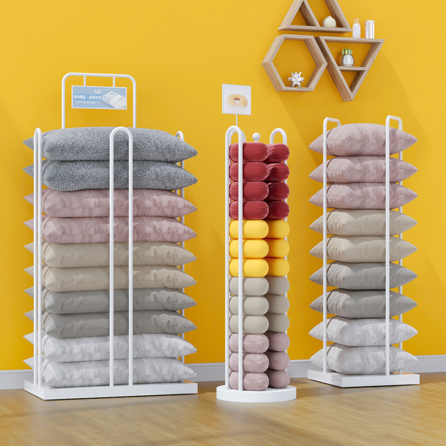 Home Textiles Direct - Ev Tekstili Sergi Rafı Yastık Göbeği