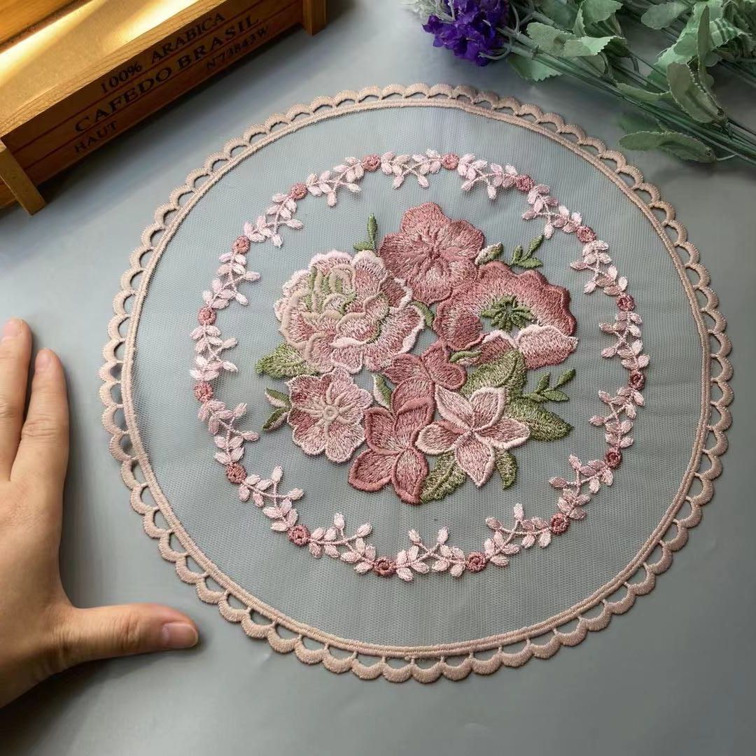 28*28 cm Pembe Dantel Çiçek Ap - Home Textiles Towel incelemesi ve fiyatı