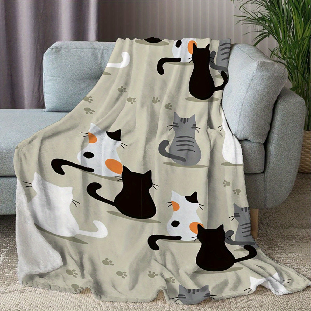Kedi Desenli Battaniye, Eviniz - Your Home Textiles incelemesi ve fiyatı