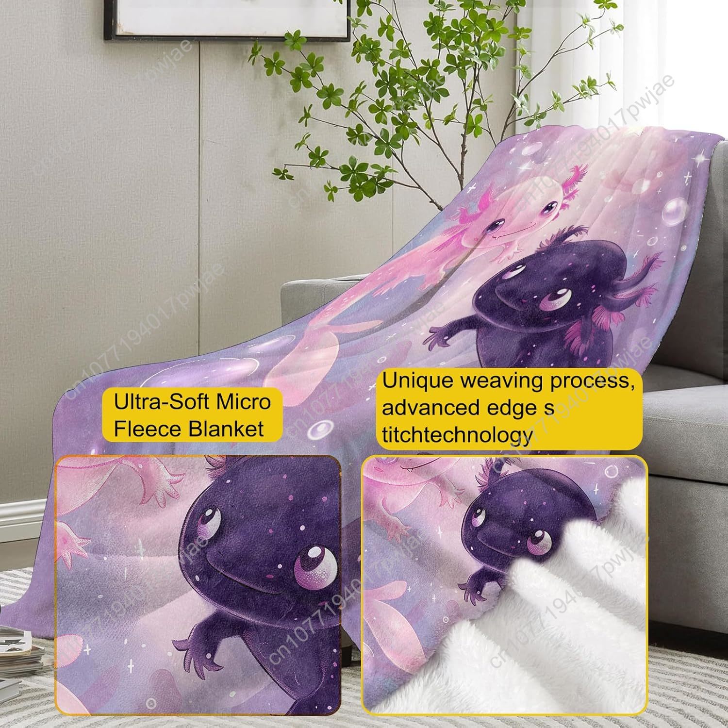 Axolotl Battaniyesi Sevimli Ax - Home Textiles Towel incelemesi ve fiyatı