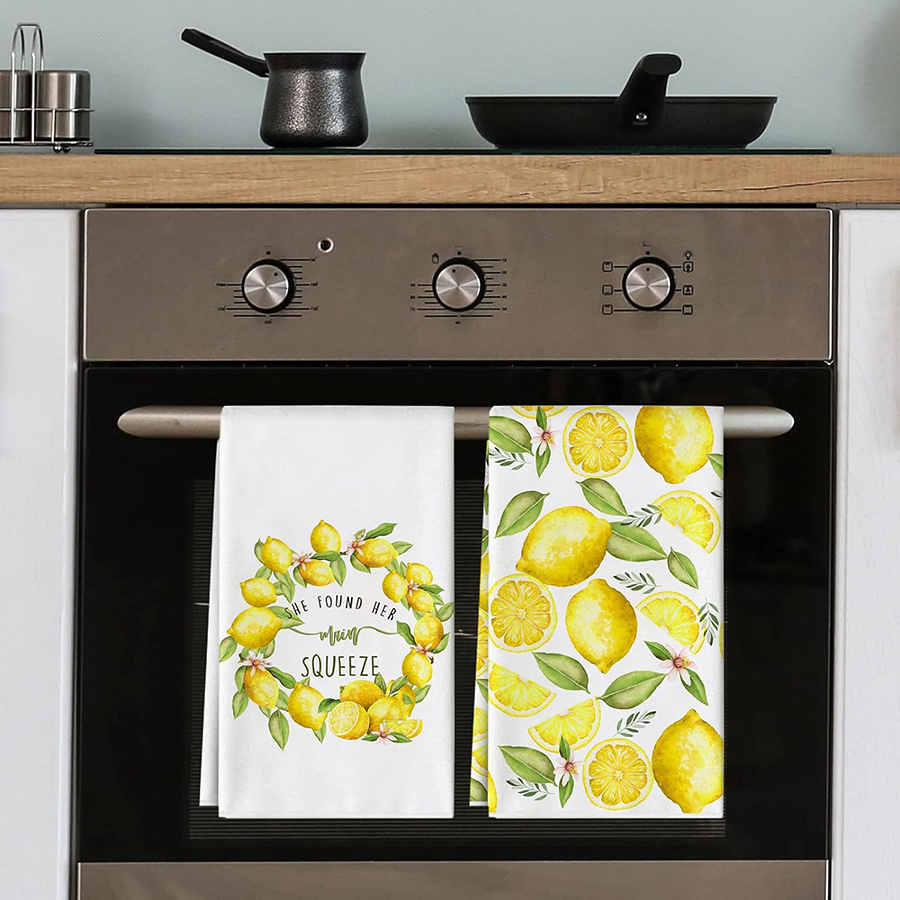 2 Adet, Limon Çelenkli Mutfak  - Home Textiles Towel incelemesi ve fiyatı