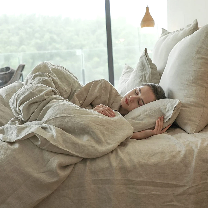 %100 Keten Yatak Örtüsü Taşlan - Quality Home Textiles incelemesi ve fiyatı