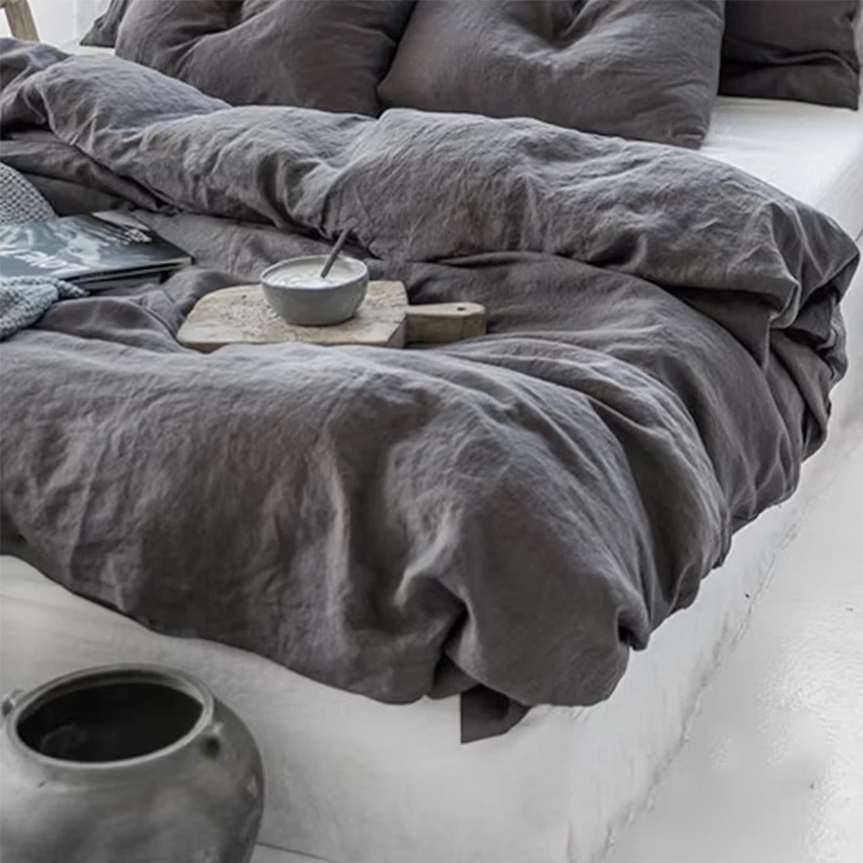 %100 Keten Yatak Örtüsü Taşlan - Quality Home Textiles incelemesi ve fiyatı
