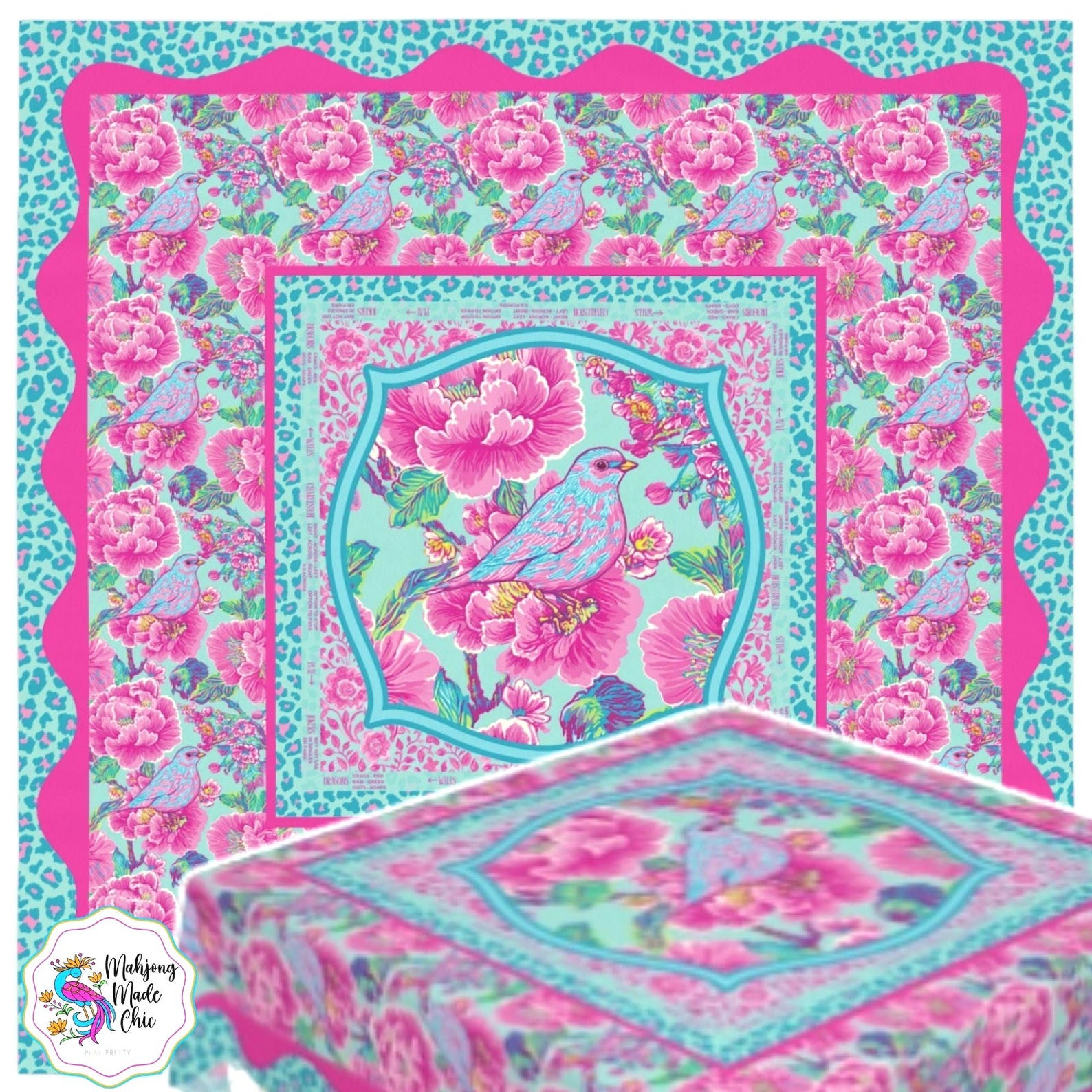 Pembe Mahjong Oyun Günü Talima - Home Textiles Direct incelemesi ve fiyatı