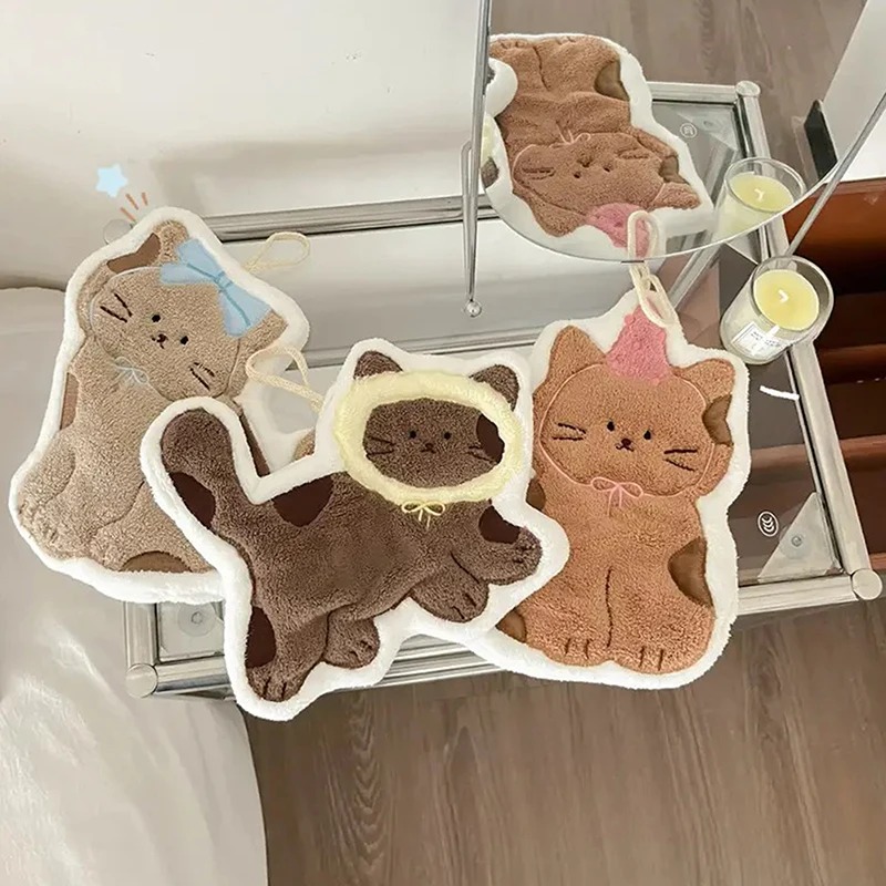 Yaratıcılık Sevimli Kedi Şekil - Home Textiles Towel incelemesi ve fiyatı