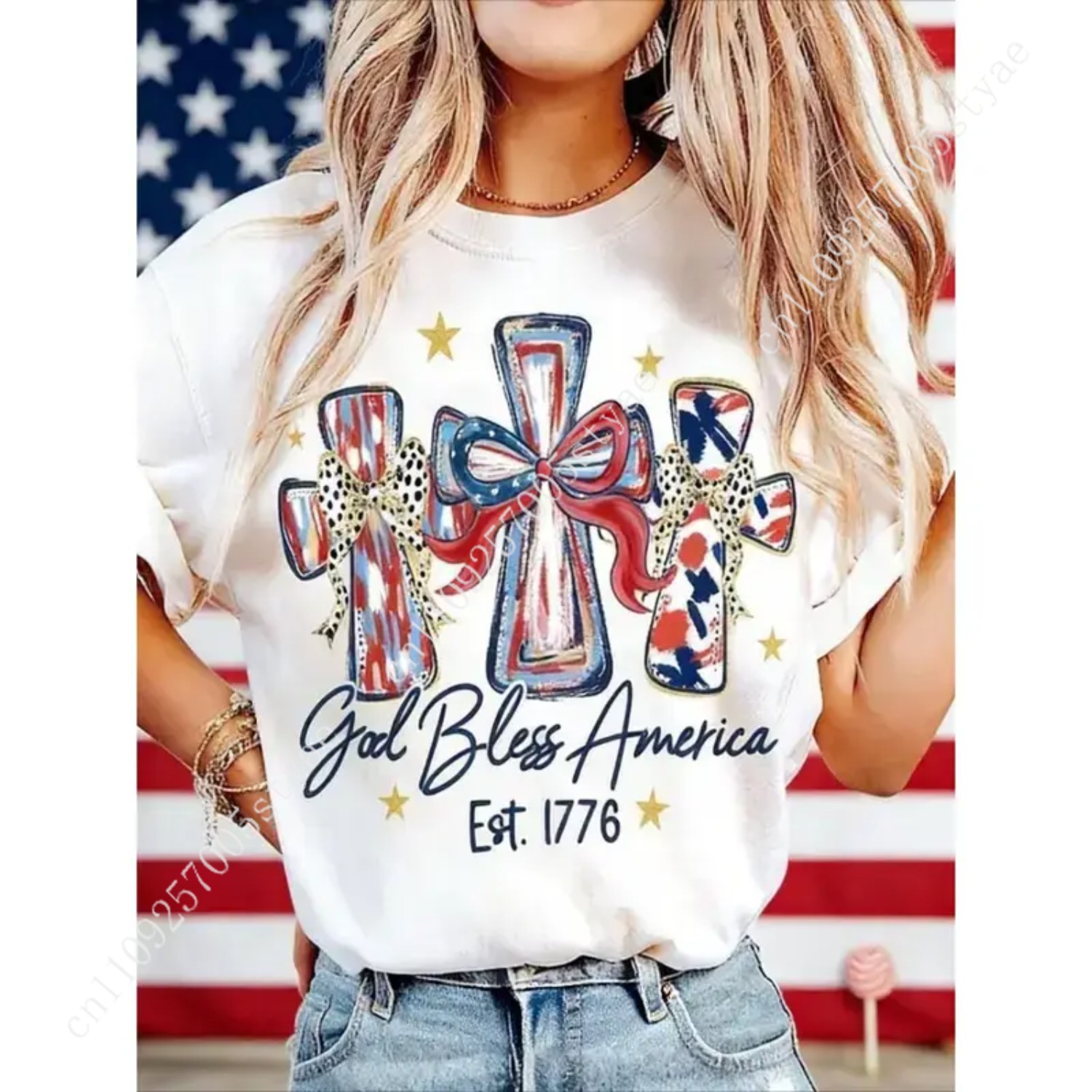 Tanrı Amerika'yı Korusun Kadın - Quilt Cotton Summer incelemesi ve fiyatı