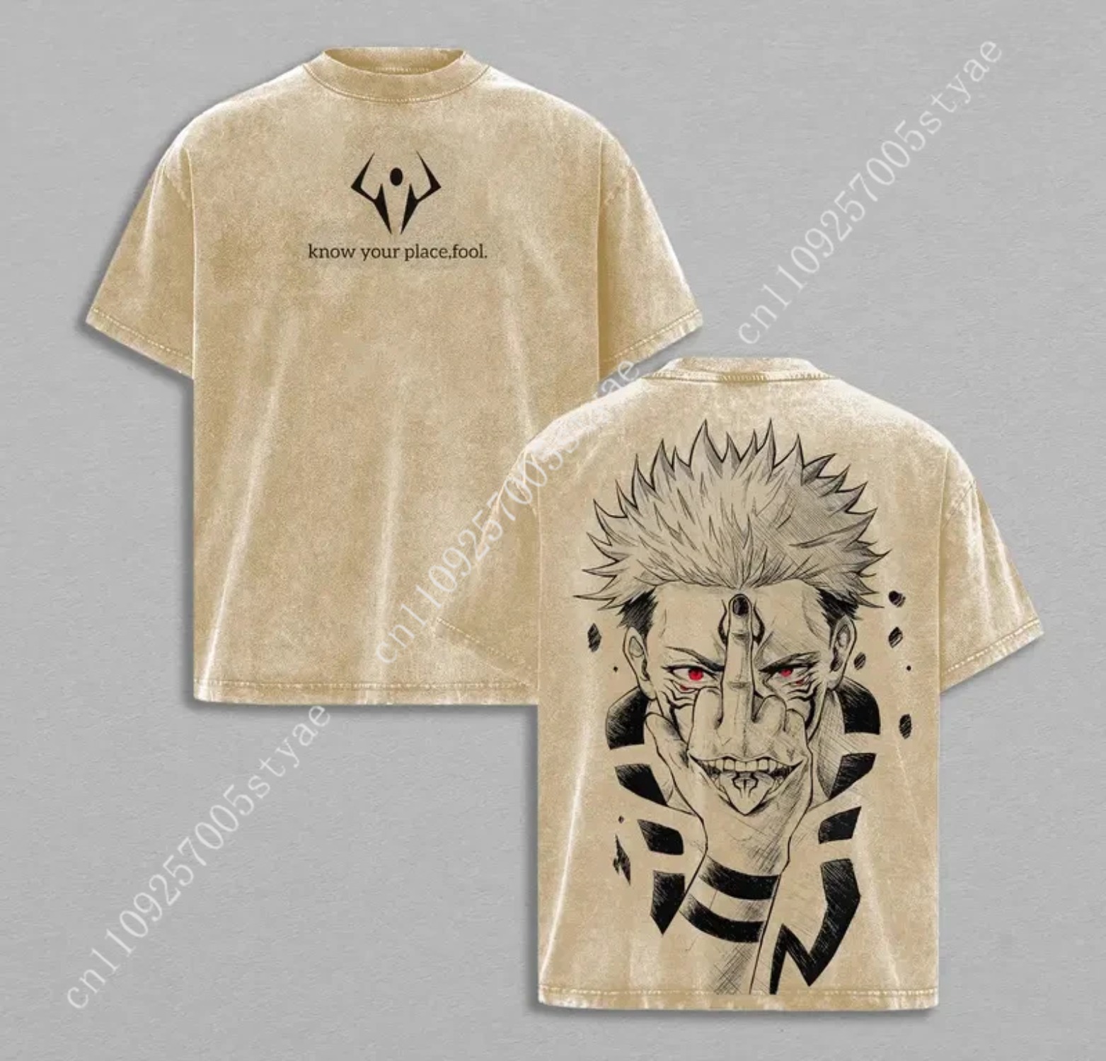 Anime Ryomen Sukuna Grafik Bas - Quilt Cotton Summer incelemesi ve fiyatı