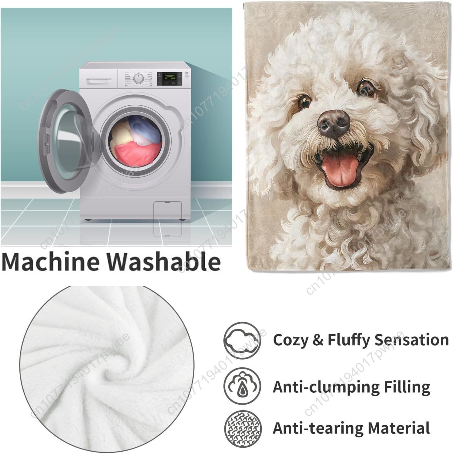Neşeli Kaniş Portre Battaniyes - Home Textiles Towel incelemesi ve fiyatı
